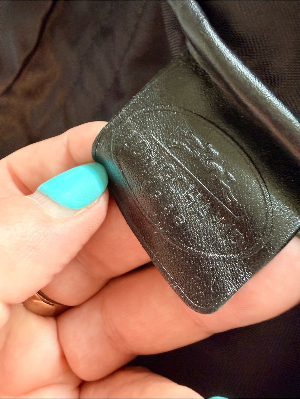 Longchamp Black Leather Backpack with Front Zip Pocket - Picture 2 of 10